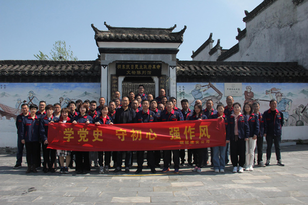 公司機(jī)關(guān)、工程服務(wù)黨支部開展主題黨日活動