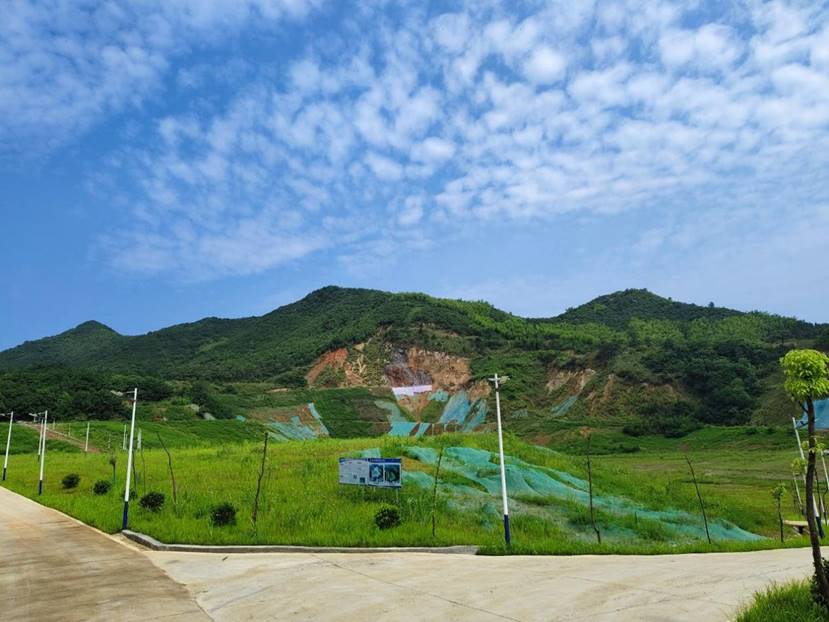 銅山、前山露天采坑復(fù)墾項目完成